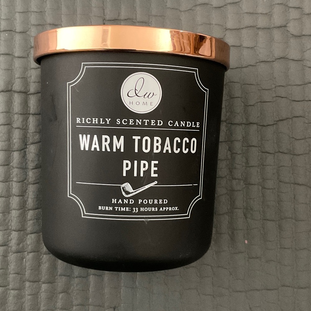DW Home Black and Copper Candle - Warm Tobacco Pipe